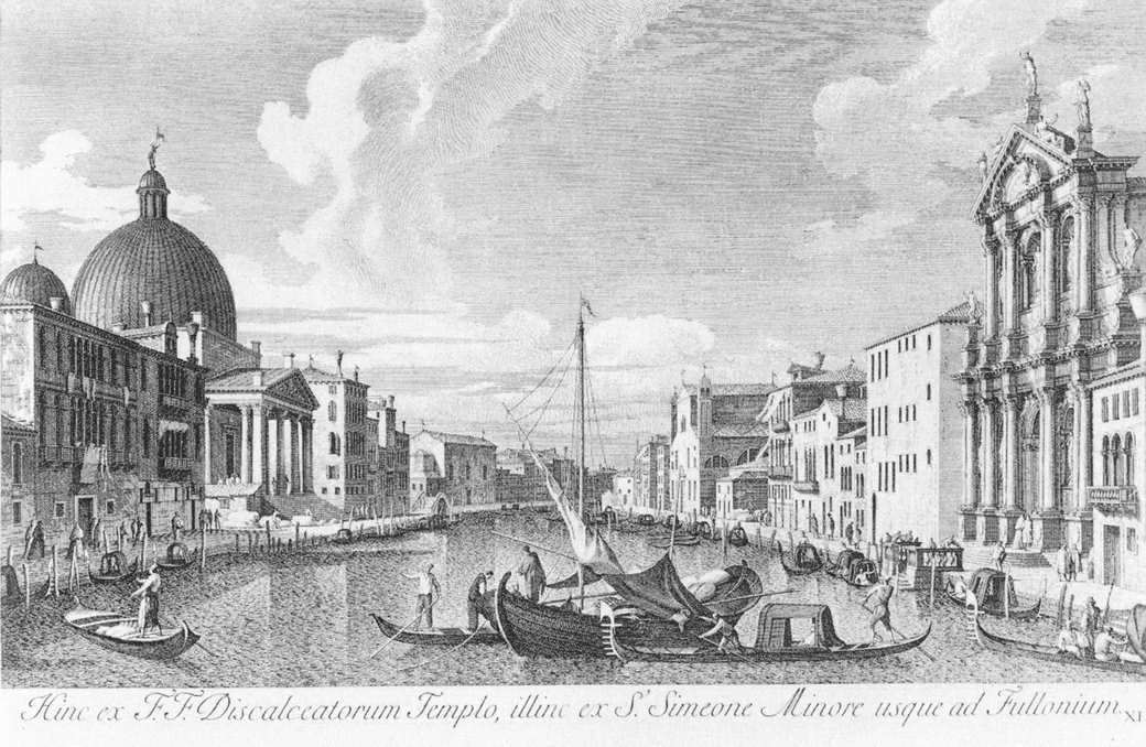 Il Canal Grande e San Simeone Piccolo